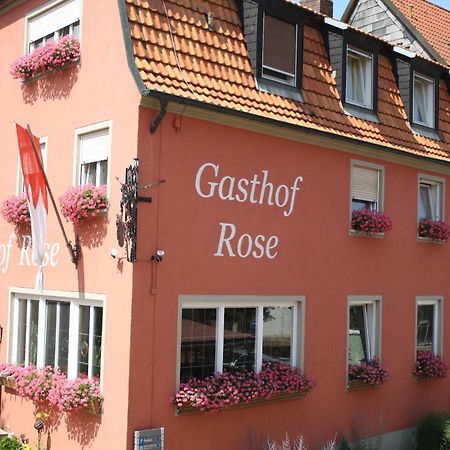 Gasthof Hotel Rose Obereisenheim Exteriör bild