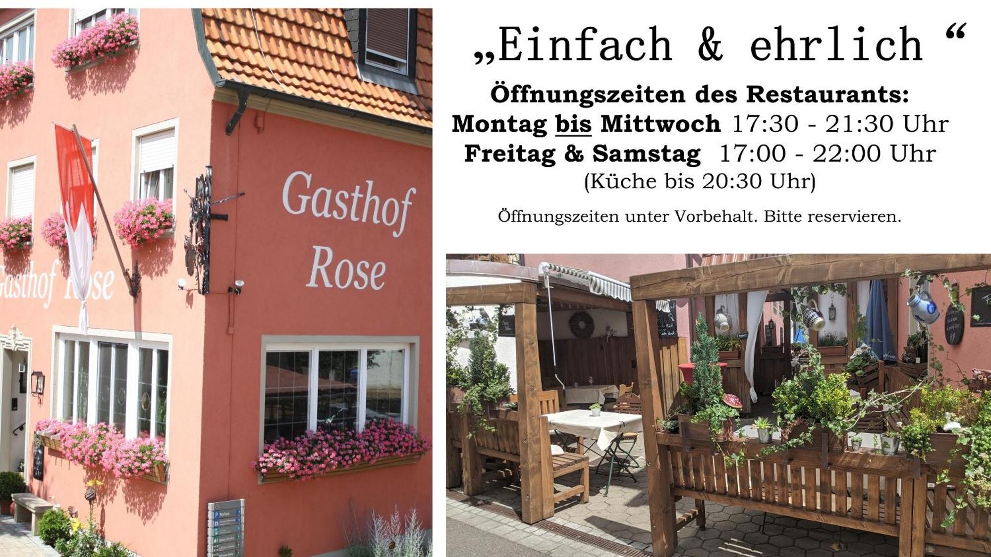 Gasthof Hotel Rose Obereisenheim Exteriör bild